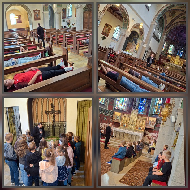 Kirchenbesuch der Zweitklässler