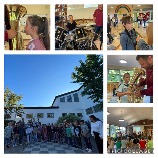 Instrumentenkarussell des Musikvereins Fremdingen für die dritte Klasse 