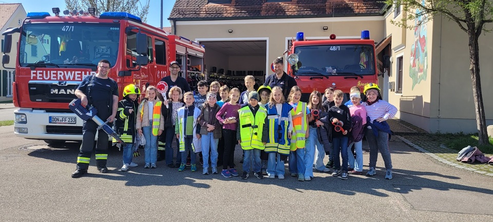 Unterricht bei der Feuerwehr