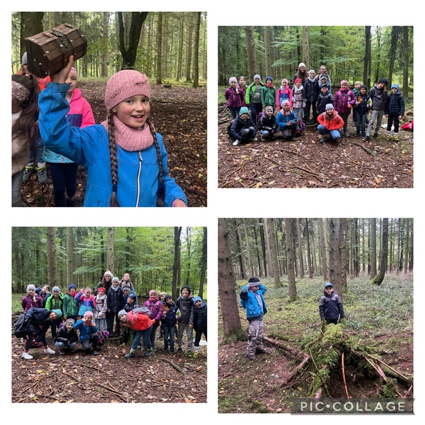 Abenteuer Schulwald - erster Wandertag der dritten Klasse 