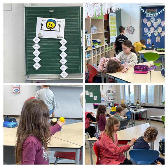 Klasse 2000 in den zweiten Klassen – Anspannung und Entspannung