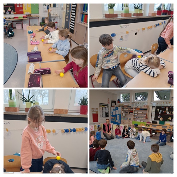 Klasse 2000 in den zweiten Klassen – Anspannung und Entspannung